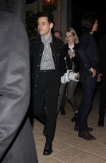 LUCY BOYNTON and Rami Malek Leaves Leonardo DiCaprio