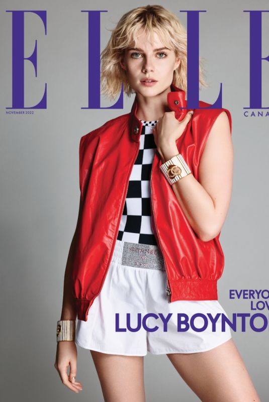 LUCY BOYNTON for Elle Magazine, Canada November 2022