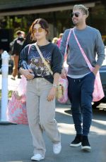 LUCY HALE and Jordan Kuker Out in Los Angeles 11/02/2022