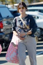 LUCY HALE and Jordan Kuker Out in Los Angeles 11/02/2022