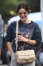 LUCY HALE and Jordan Kuker Out in Los Angeles 11/02/2022