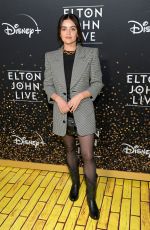 LUCY HALE at Disney+ Elton John Live: Farewell from Dodger Stadium in Los Angeles 11/20/2022