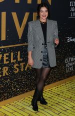 LUCY HALE at Disney+ Elton John Live: Farewell from Dodger Stadium in Los Angeles 11/20/2022