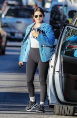 LUCY HALE Leaves Morning Workout in Brentwood 11/24/2022