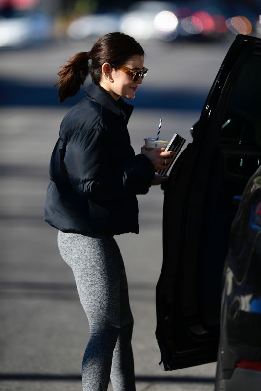 LUCY HALE Out for Coffee After Morning Workout in Los Angeles 11/27/2022