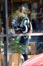 LUCY HALE Out for Coffee in Los Angeles 11/03/2022
