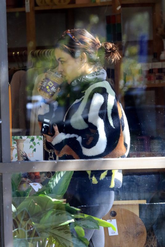 LUCY HALE Out for Coffee in Los Angeles 11/03/2022