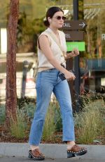 LUCY HALE Out for Grocery Shopping at Erewhon in Los Angeles 11/01/2022