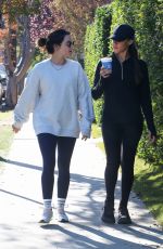 LUCY HALE Out Hiking with a Friend in Los Angeles 11/06/2022