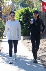 LUCY HALE Out Hiking with a Friend in Los Angeles 11/06/2022