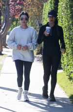 LUCY HALE Out Hiking with a Friend in Los Angeles 11/06/2022