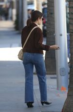 LUCY HALE Out Shopping at Celine in Beverly Hills 11/10/2022