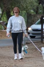 LUCY HALE Out with Her Dogs in Los Angeles 11/05/2022