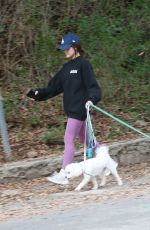 LUCY HALE Out with Her Dogs in Studio City 11/11/2022