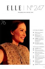 LUCY LIU in Elle Magazine, Canada December 2022/January 2023