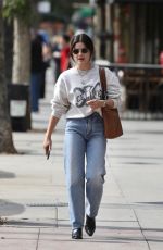 LUCYA HALE Leaves a Nail Salon in Studio City 11/11/2022