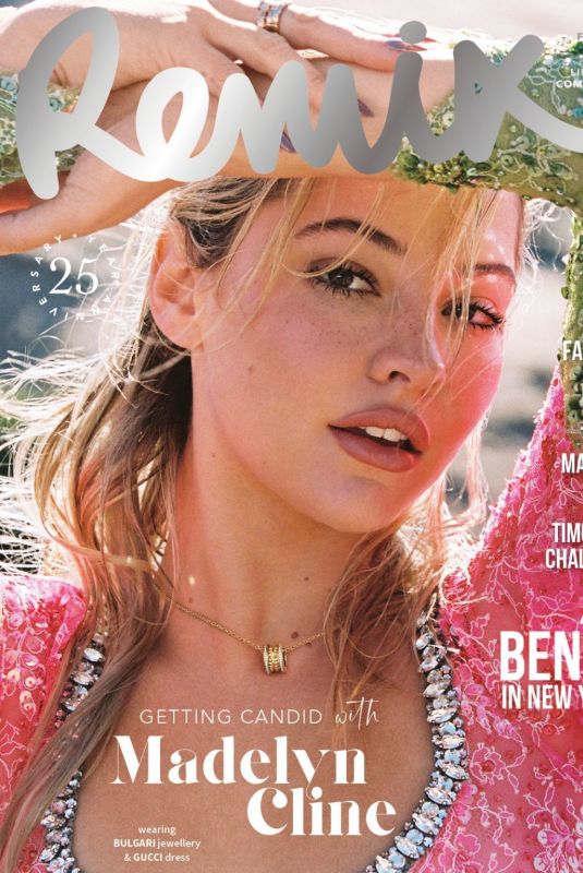 MADELYN CLINE on the Cover of Remix Magazine, December 2022