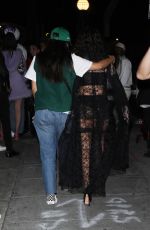 MADISON PETTIS Arrives at Halloween Party at Delilah in West Hollywood 10/31/2022