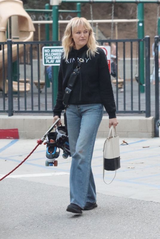 MALIN AKERMAN Out at a Park in Los Angeles 11/23/2022