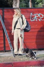 MALIN AKERMAN Out with Her Dog in Los Angeles 11/28/2022