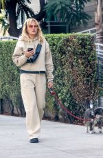 MALIN AKERMAN Out with Her Dog in Los Angeles 11/28/2022