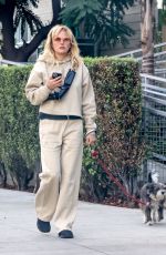 MALIN AKERMAN Out with Her Dog in Los Angeles 11/28/2022