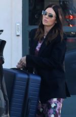 MANDY MOORE Carrying Her Luggage Out in Beverly Hills 11/22/2022