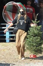 MARGOT ROBBIE and Tom Ackerley Shopping for Christmas Trees in West Hollywood 11/27/2022