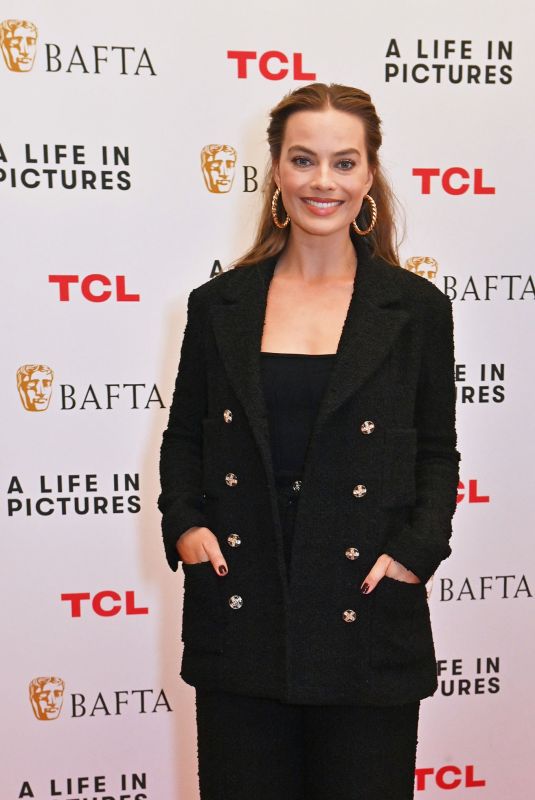 MARGOT ROBBIE at Bafta: A Life in Pictures with Margot Robbie in London 11/22/2022