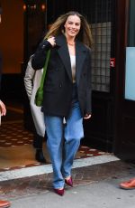 MARGOT ROBBIE Leaves Greenwich Hotel in New York 11/16/2022