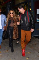 MARIAH CAREY and Bryan Tanaka Leaves Blue Ribbon Sushi in New York 11/07/2022