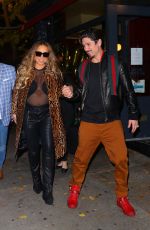 MARIAH CAREY and Bryan Tanaka Leaves Blue Ribbon Sushi in New York 11/07/2022