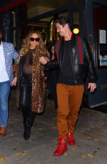 MARIAH CAREY and Bryan Tanaka Leaves Blue Ribbon Sushi in New York 11/07/2022