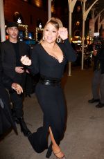 MARIAH CAREY Leaves Late Show with Stephen Colbert in New York 11/29/2022