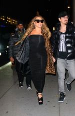 MARIAH CAREY Night Out in New York 11/25/2022