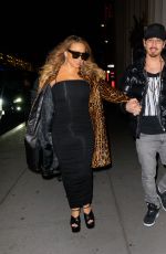 MARIAH CAREY Night Out in New York 11/25/2022