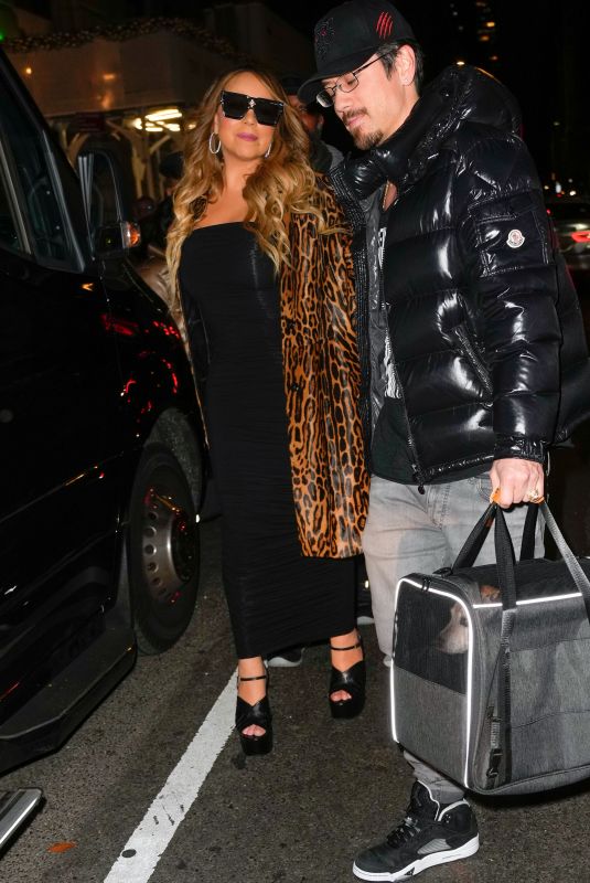 MARIAH CAREY Night Out in New York 11/25/2022