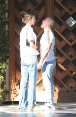 MARIE-LOU NURK and Jason Oppenheim Outside Pendry Hotel in West Hollywood 11/14/2022