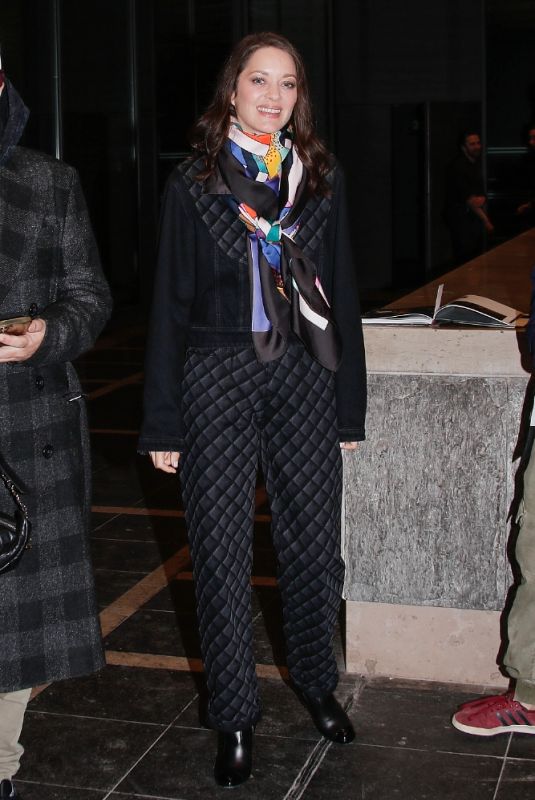 MARION COTILLARD Arrives at Charlotte Screening in Paris 11/07/2022