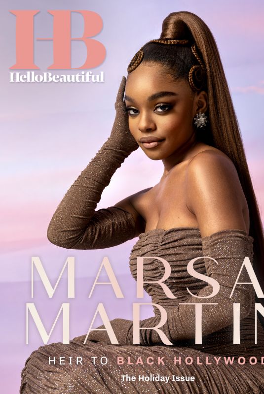 MARSAI MARTIN for Hellobeautiful Holiday Issue, November 2021
