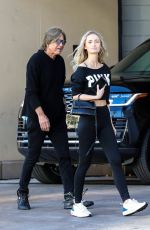 MAXINE NOVA and Mohamed Hadid Out in Los Angeles 11/26/2022