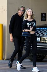 MAXINE NOVA and Mohamed Hadid Out in Los Angeles 11/26/2022