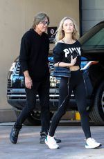 MAXINE NOVA and Mohamed Hadid Out in Los Angeles 11/26/2022