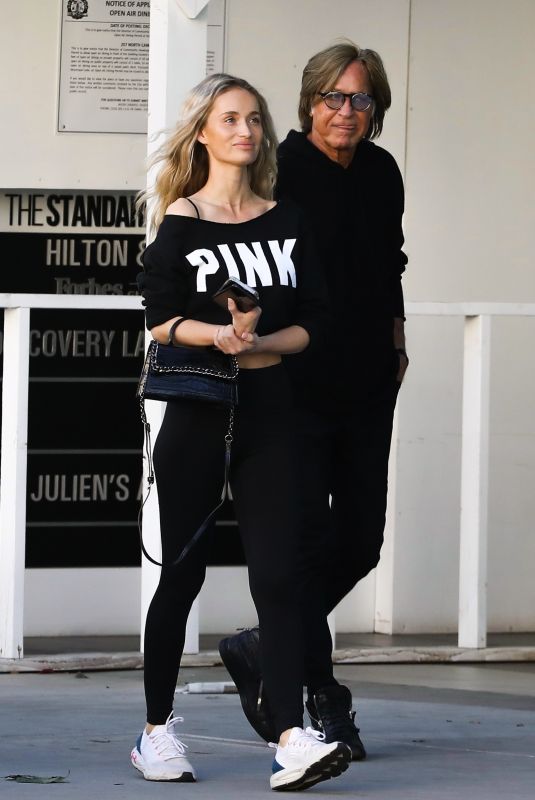 MAXINE NOVA and Mohamed Hadid Out in Los Angeles 11/26/2022