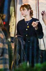 MAYA HAWKE Out for Dinner with a Friend in New York 11/10/2022