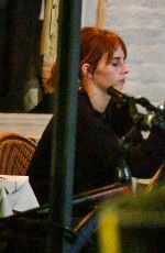 MAYA HAWKE Out for Dinner with a Friend in New York 11/10/2022