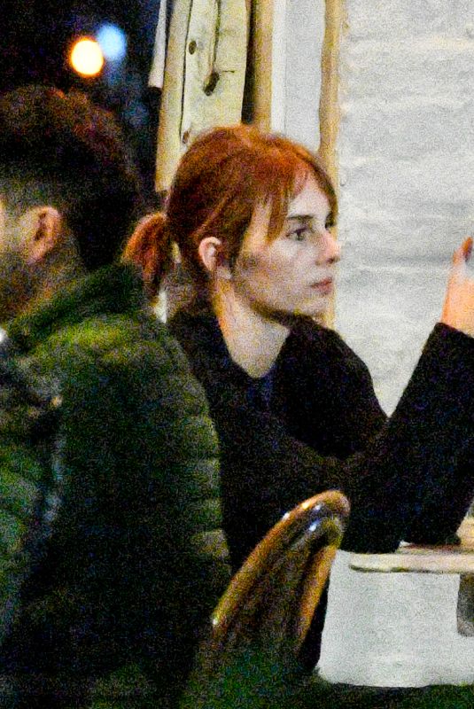 MAYA HAWKE Out for Dinner with a Friend in New York 11/10/2022