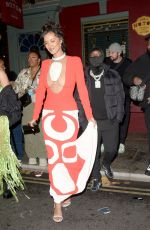 MAYA JAMA Arrives at Black Panther: Wakanda Forever Premiere Afterparty in London 11/03/2022