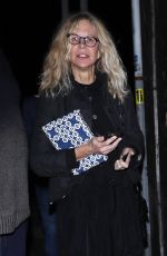 MEG RYAN Leaves Giorgio Baldi in Santa Monica 11/22/2022