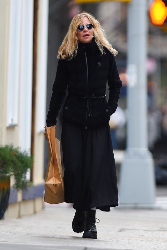 MEG RYAN Out and About in New York 11/17/2022
